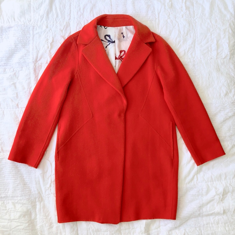 SOLD @ M Wool Blend Blazer Jacket / Cocoon Coat - Picture 5 of 8